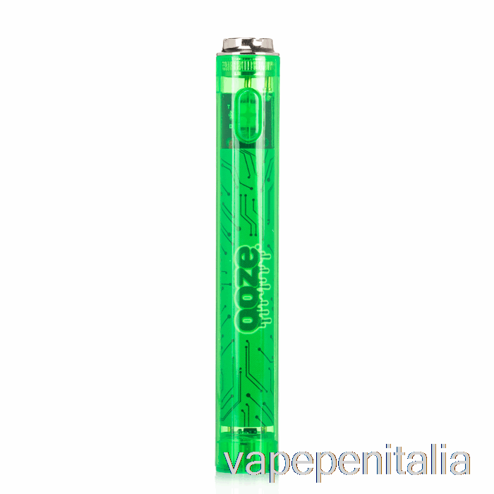 Scatola Vape Mod Ooze Slim 400mah Trasparente 510 Batteria Vape Slime Verde